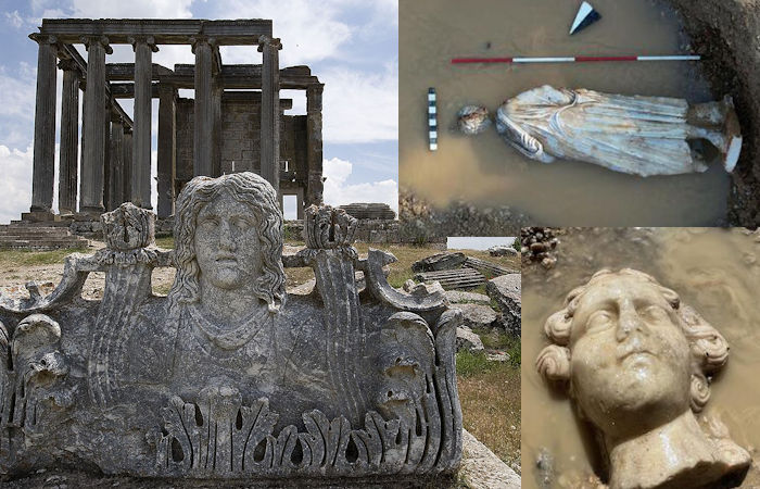 More Greek Gods’ Heads And A Life-Sized Statue Of A Man Unearthed In The Ancient City Of Aizanoi